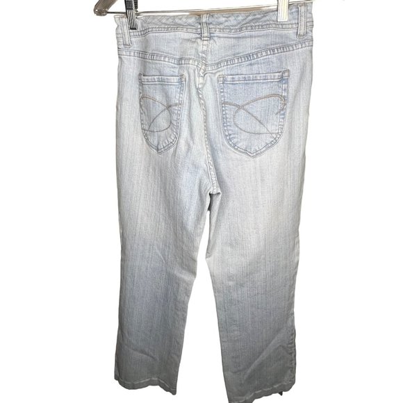 Chicos platinum women’s size 0/US4XS Short light blue jeans stretch pockets - Picture 5 of 13